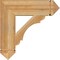 Ekena Millwork Olympic Arts & Crafts Rough Sawn Bracket, Western Red Cedar, 6"W x 24"D x 24"H BKT06X24X24OLY03RWR - alternate 4
